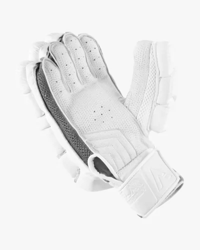white cricket batting glove