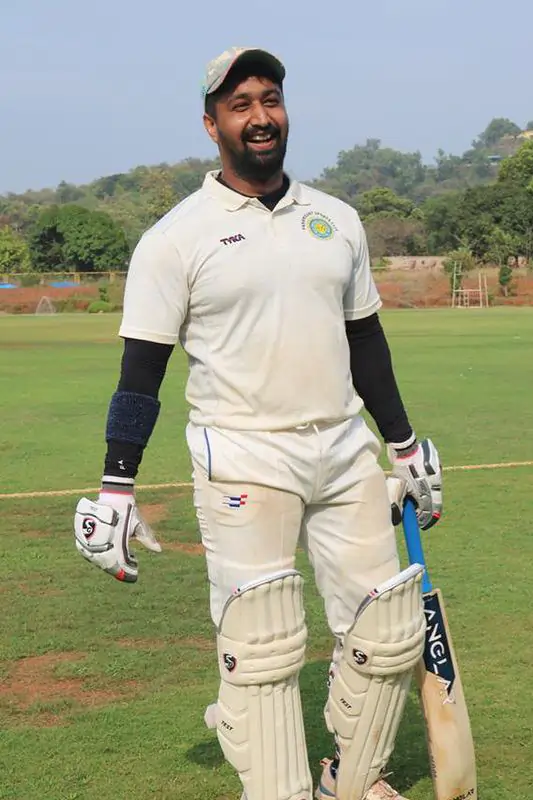 Cricketer with ANGLAR bat, world's best bat company and top cricket store in India.
